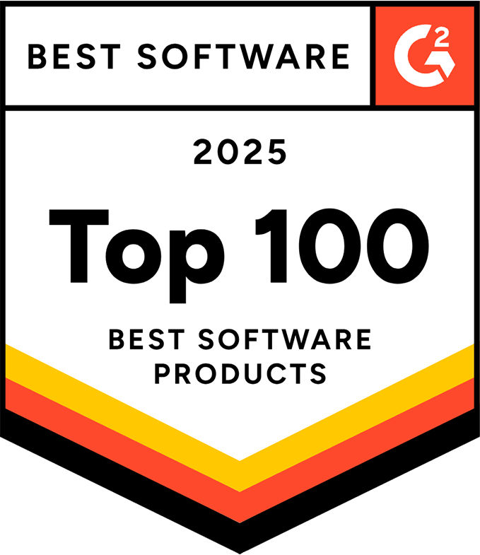 G2 Top 100 Software Award Badge